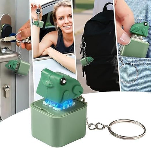 Frog LED Keychain