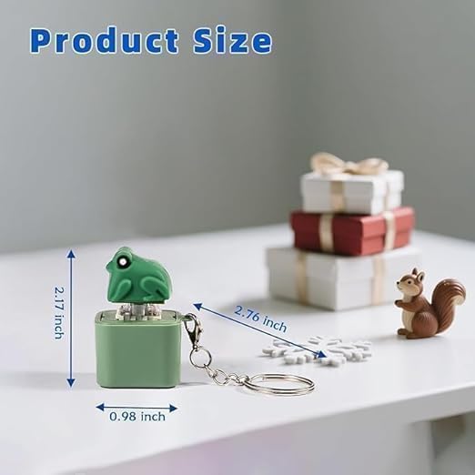 Frog LED Keychain
