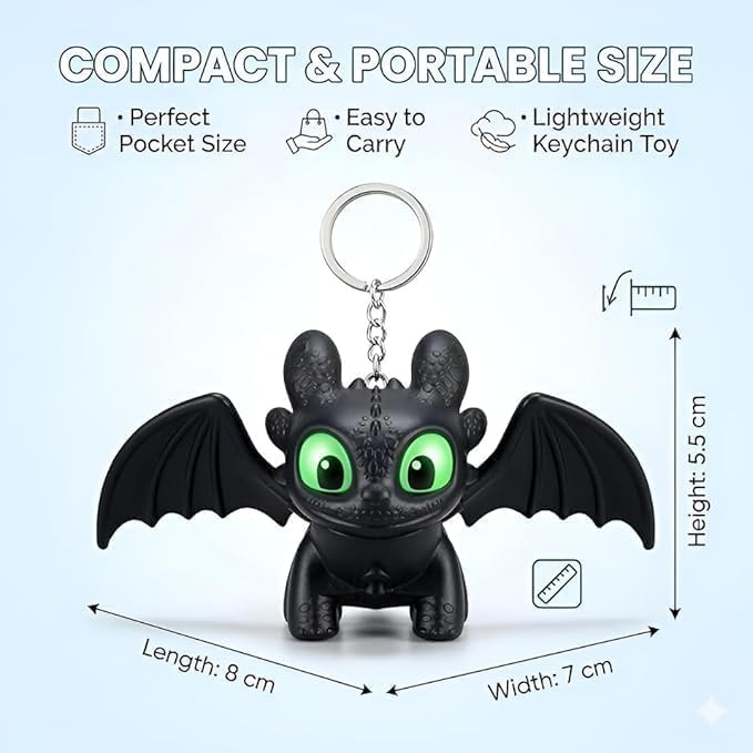 Dragon Glow Keychain