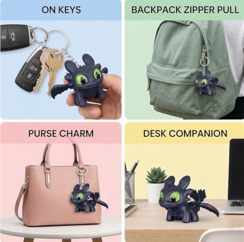 Dragon Glow Keychain
