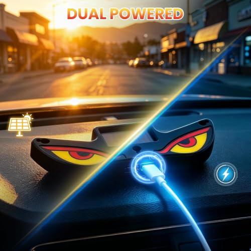 Solar Devil-Eye Car Light