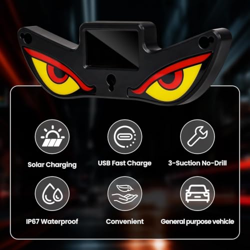 Solar Devil-Eye Car Light