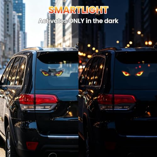 Solar Devil-Eye Car Light