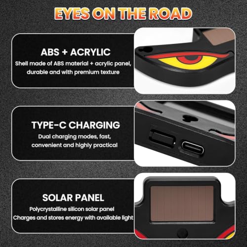 Solar Devil-Eye Car Light